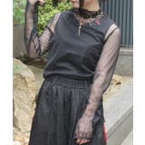 彼岸花プリントシアートップス | axes femme | 詳細画像8 