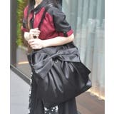 黒 | タテ型ビッグリボントート | axes femme