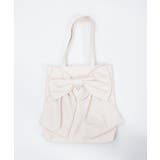 タテ型ビッグリボン合皮トート | axes femme | 詳細画像10 