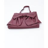 タテ型ビッグリボン合皮トート | axes femme | 詳細画像16 