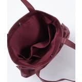 タテ型ビッグリボン合皮トート | axes femme | 詳細画像17 