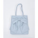 タテ型ビッグリボン合皮トート | axes femme | 詳細画像18 