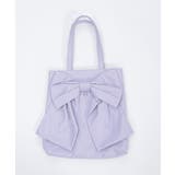 タテ型ビッグリボン合皮トート | axes femme | 詳細画像7 