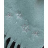 雪の結晶刺繍ストール | axes femme | 詳細画像4
