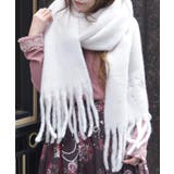 生成り | 雪の結晶刺繍ストール | axes femme