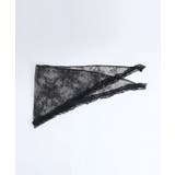 黒 | スパングルレースバブーシュカ | axes femme