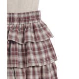 チェック柄ティアードスカート | axes femme | 詳細画像14 