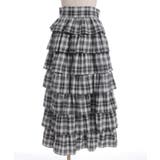 チェック柄ティアードスカート | axes femme | 詳細画像15 
