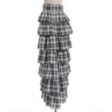 チェック柄ティアードスカート | axes femme | 詳細画像16 
