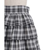 チェック柄ティアードスカート | axes femme | 詳細画像18 