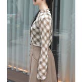 チェック柄シアートップス | axes femme | 詳細画像6