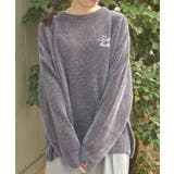 チャコール | モールヤーンニットチュニック | axes femme