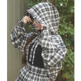 フーディショートチェックブラウス | axes femme | 詳細画像6