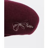 リボン刺繍フェルトベレー帽 | axes femme | 詳細画像7 
