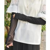 ドットリボンロングＵＶ手袋 | axes femme | 詳細画像3 