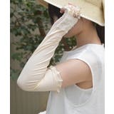生成り | レース重ねロングＵＶ手袋 | axes femme