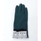 レース使いベロアリボン手袋 | axes femme | 詳細画像14 