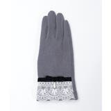 レース使いベロアリボン手袋 | axes femme | 詳細画像20 