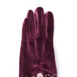 巻きバラ×レースベロア手袋 | axes femme | 詳細画像12 