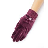 巻きバラ×レースベロア手袋 | axes femme | 詳細画像16 