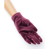 巻きバラ×レースベロア手袋 | axes femme | 詳細画像17 