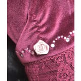 巻きバラ×レースベロア手袋 | axes femme | 詳細画像2 