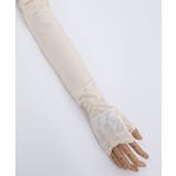 リボン×レースＵＶロング手袋 | axes femme | 詳細画像17 