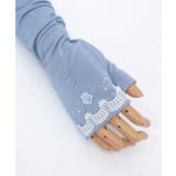 巻バラビジューＵＶロング手袋 | axes femme | 詳細画像15 