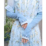 サックス | 巻バラビジューＵＶロング手袋 | axes femme