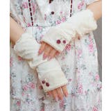 生成り | バラ×レースＵＶショート手袋 | axes femme