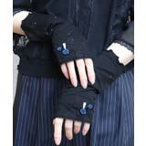 黒 | バラ×レースＵＶショート手袋 | axes femme