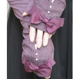 リボンデザインＵＶロング手袋 | axes femme | 詳細画像5 