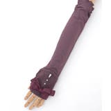 リボンデザインＵＶロング手袋 | axes femme | 詳細画像9 