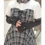 黒 | リボンデザインＵＶロング手袋 | axes femme