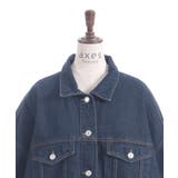 ビッグシルエットデニムジャケット | axes femme | 詳細画像16