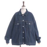 インディゴ | ビッグシルエットデニムジャケット | axes femme