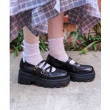 黒 | ダブルクロスレースシューズ | axes femme