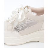 チャーム付レーススニーカー | axes femme | 詳細画像24 