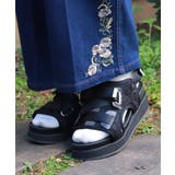 黒 | レース使いベルトスポサン | axes femme
