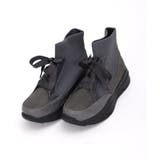 グレー | ニットスニーカーブーツ | axes femme