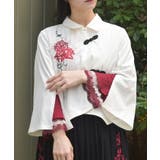 カラー刺繍チュールレースプルオーバー | axes femme | 詳細画像11 