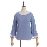 カラー刺繍チュールレースプルオーバー | axes femme | 詳細画像21 