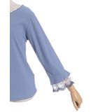 カラー刺繍チュールレースプルオーバー | axes femme | 詳細画像25 