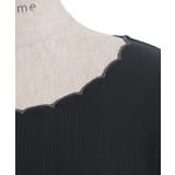 カラー刺繍チュールレースプルオーバー | axes femme | 詳細画像29 