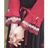 カラー刺繍チュールレースプルオーバー | axes femme | 詳細画像7 