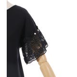 袖レース半袖ニットプルオーバー | axes femme | 詳細画像24 