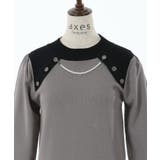 パールチェーン付ニット | axes femme | 詳細画像27