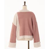 バイカラーラメニットプルオーバー | axes femme | 詳細画像25