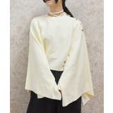 生成り | 2WAYケープ風ニットプルオーバー | axes femme