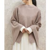 モカ | 2WAYケープ風ニットプルオーバー | axes femme
